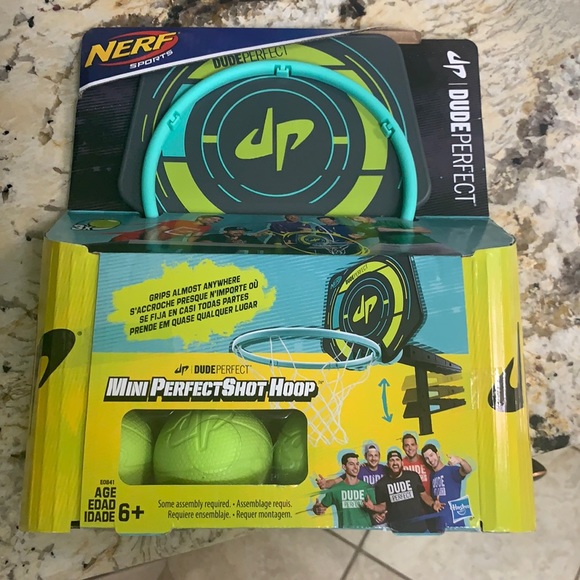 Nerf Other - Dude Perfect Mini Basketball Hoop. Never Opened.